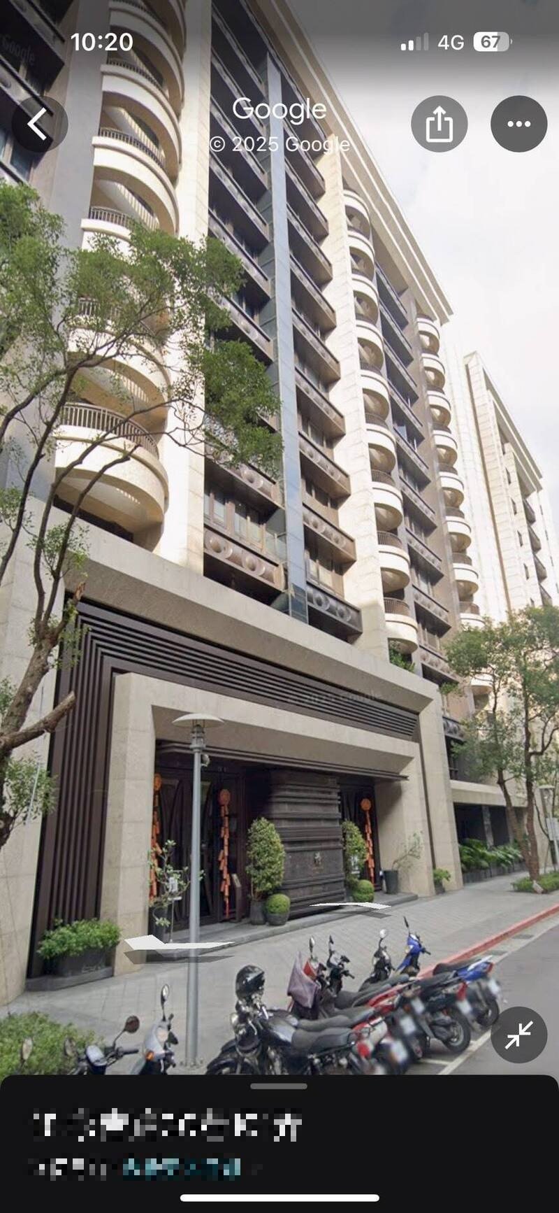 北市信义区永吉路一处豪宅,昨晚发生双尸案。(记者姚岳宏翻摄Google Map) 北市信义区永吉路一处豪宅,昨晚发生双尸案。(记者姚岳宏翻摄Google Map)