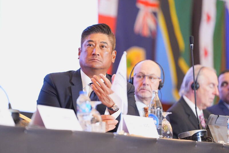 辜仲谅连任WBSC执行副会长。（亚洲棒球总会提供）