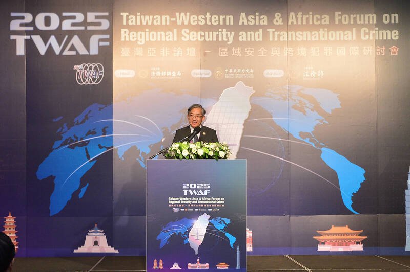 调查局长陈白立强调，全球安全局势瞬息万变，跨境犯罪日益复杂将积极推动与各国对等执法机关及国际组织签署合作备忘录，奠定长远而稳固的合作基础。（调查局提供）