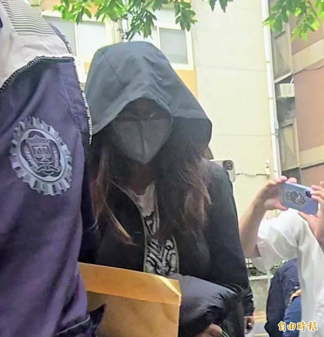 被美国财政部制裁的台湾女子黄婕。（记者王定传摄）