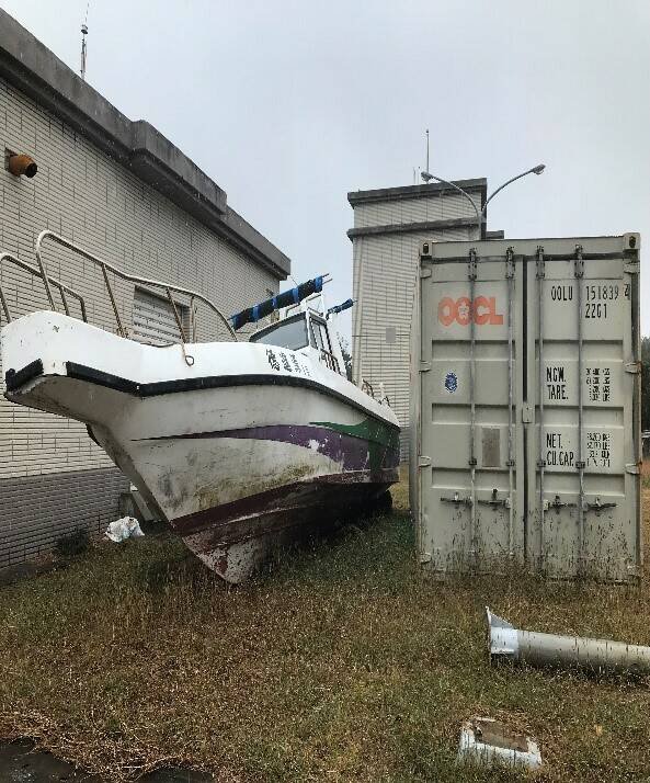 涉嫌走私毒品的德进源号快艇，已遭澎湖地检署拍卖。（澎湖地检署提供）