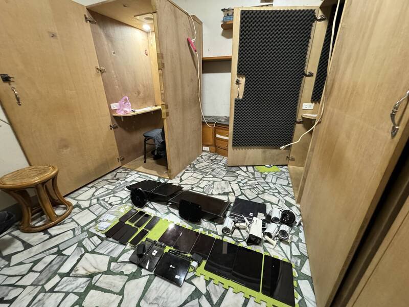 云林检警破获诈团话务机房，6日侦查终结起诉涉案13人。（检方提供）