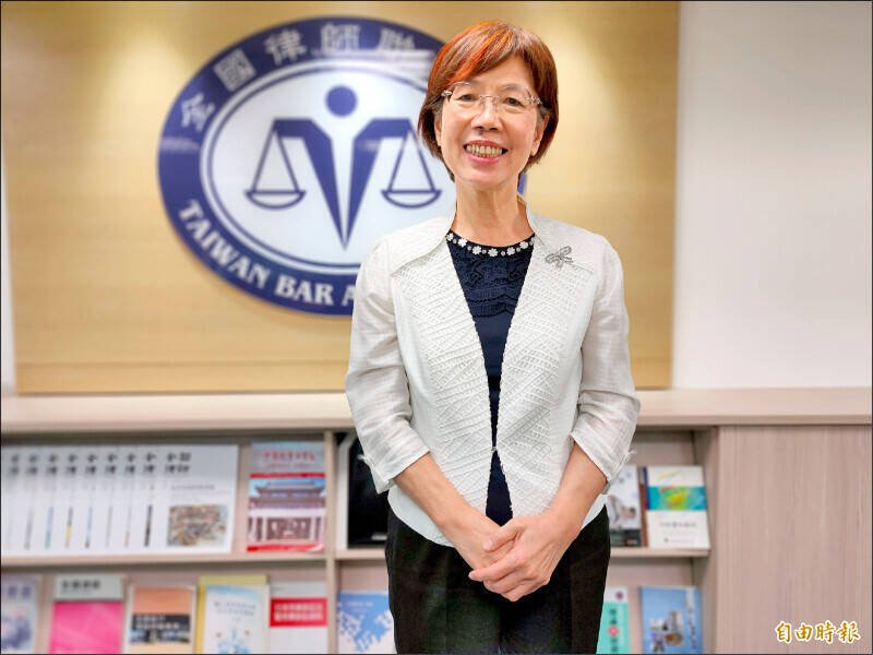 全国律师联合会前理事长尤美女。（资料照）