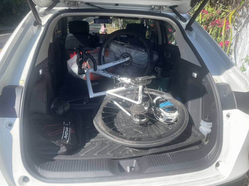 139线自行车摔车骑士受伤，自行车送修。（图由警方提供）