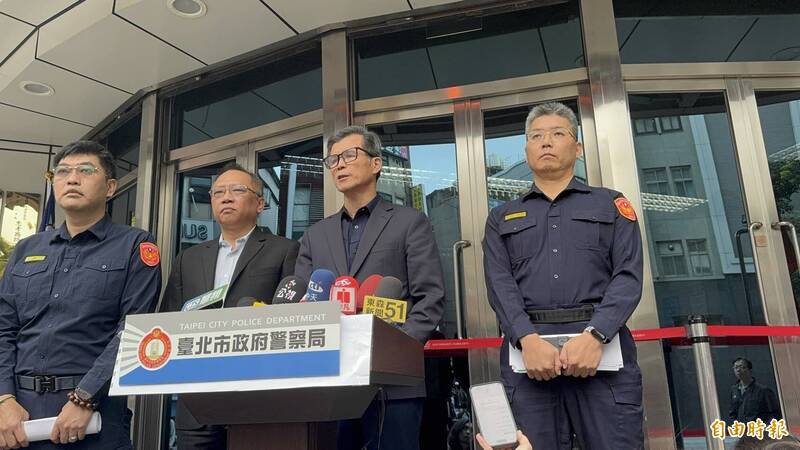 台北市警局今日宣布已启动重大刑案侦处机制。（记者郑景议摄）