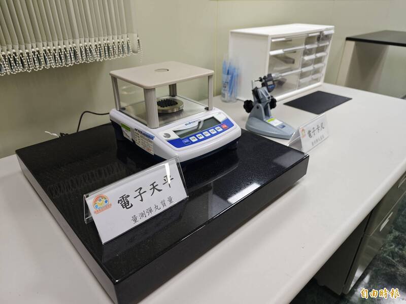 全国最南端的枪弹实验室今天开幕。（记者陈彦廷摄）