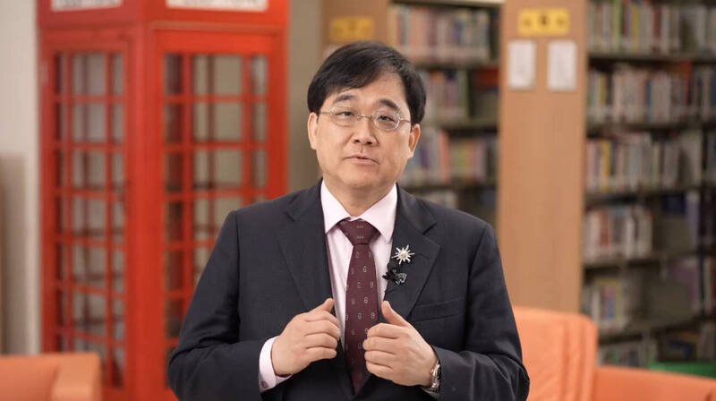 新光医院副院长洪子仁说明院方立场。（洪子仁提供）