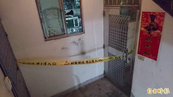警方已封锁林姓男女住处。（记者黄捷摄）