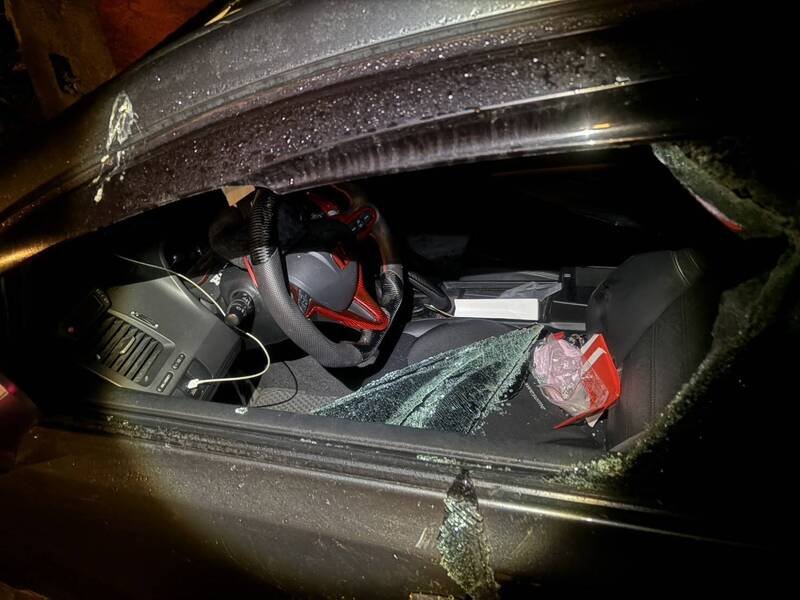 新北市三峡近来屡传破窗窃案，警方凭借破窗时一滴血，掌握杨嫌身分，今天追查到案，续追其余犯行。（记者吴仁捷翻摄）