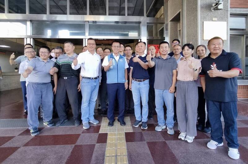警政署公布今年警用装备检查结果，彰化县警察局勇夺团体乙组第1名。（彰化县警察局提供）